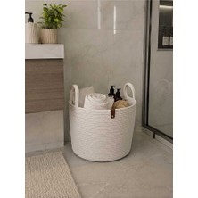 Marvielle Çok Amaçlı 26X20 cm Çok Fonksiyonlu Saklama Sepeti, Saplı ve Pratik - Çamaşır Sepeti