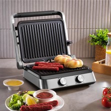 Empressco Profi Toast Tost ve Izgara Makinesi-Inox