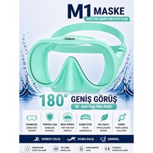 Marvielle M1 Profesyonel - Anti Fog ve Yüksek Görüş Açısı - Dalış Maskesi