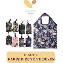 Marvielle Suya Dayanıklı, Leke Tutmaz 6'lı Alışveriş Torbası Seti, Dayanıklı ve Prati - Pazar Arabası & Çantası