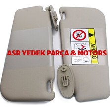 Marvielle Fiat Linea ve Grande Punto Için Bej Güneşlik Takımı - Yazlık Konfor - Oto Güneşlik Perde