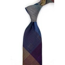Kravatkolik Kum Desen Patchwork Klasik Kravat KK13811