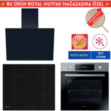 Hoover Valencıa Elektikli  Vitroseramik  Inox Ankastre Set (HO3158IN+ HH64CCB +HDG6C1GBTK)