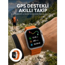 Egecen Yeni Nesil Çağrı Cevaplayabilen 47 mm Titreşimli Çok Fonksiyonlu Akıllı Saat  - EC001Z-5616N