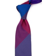 Kravatkolik Nokta Desen Patchwork Klasik Kravat KK13839
