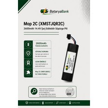 BataryaBank Mi Vacuum Mop 2c 2in1 (XMSTJQR2C) Uyumlu Robot Süpürge Bataryası 14.4V 2600MAH Li-Ion Yedek Pil