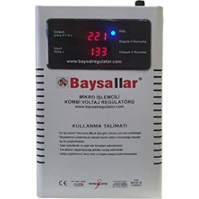 Marvielle Micro Işlemcili Kombi Voltaj Regülatörü - Güçlü ve Güvenilir Koruma - Regülatör