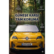Marvielle Büyük Boy Katlanabilir Uv Koruyucu Güneşlik, Isı Yansıtıcı - Oto Güneşlik Perde