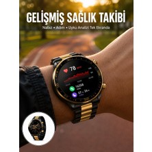 Egecen 3 Bileklikli Amoled Akıllı Saat Bluetooth Çağrı ve Sağlık Takipli Yeni Nesil - EC001Z-5616B1
