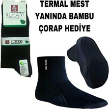 Marvielle Su Geçirmez Termal Bambu Çorap ve Hediye Seti - Palet & Patik