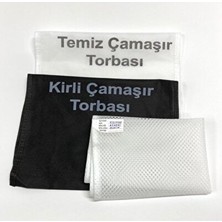 Marvielle Kirli ve Temiz Çamaşır Filesi Seti ile Düzenli Saklama - Çamaşır Sepeti