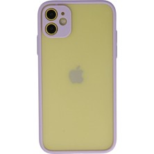Muratech Newface Iphone 11 Kılıf Montreal Silikon Kapak - Mor