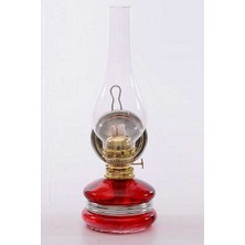 Marvielle Büyük Kırmızı Gaz Lambası, Retro ve Çekici Tasarım - Masa ve Gece Lambası