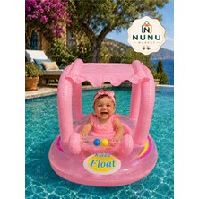 Marvielle Gölgelikli Bebek Deniz Simidi ve Oyuncaklı Baby Float - Kolluk & Simit
