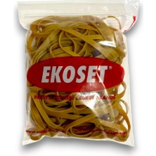 Ekoset Kauçuk Kalın Paket Lastiği 180X6MM 50 Adet