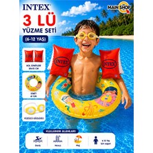 Marvielle Çocuklar Için Deniz Yüzme Seti - Güvenli ve Eğlenceli Yüzme Deneyimi - Deniz Malzemesi
