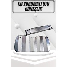 Marvielle Metalize Ön Cam Güneşlik Koruyucu ile Sıcaklık Kontrolü - Oto Güneşlik Perde