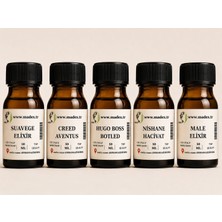 Madex 5li  50 ml Saf Italya Menşei 1. Kalite Erkek Parfüm  Esans Seti