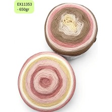 Oxford İplik Ihrac Fazlası 2'li Paket 650 gr Akrilik Kek EX11353