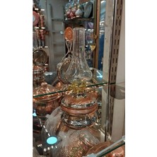 Marvielle Küçük Boy Bakır Gaz Lambası ile Vintage Atmosfer - Masa ve Gece Lambası