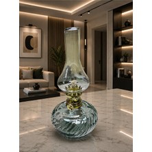 Marvielle Vintage Modern Cam Gaz Lambası - Şık ve Fonksiyonel Tasarım - Masa ve Gece Lambası