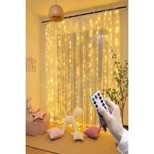 Marvielle Uzaktan Kumandalı 8 Modlu Gün Işığı Peri LED Perde Aydınlatma - Masa ve Gece Lambası
