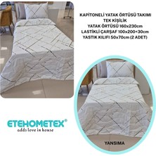 Ete Hometex Etehometex Pamuklu Kapitoneli Yatak Örtüsü Takımı