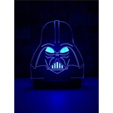 Marvielle Wars Darth Vader Masa Lambası, Favori Karakterinizle Dekorasyon - Masa ve Gece Lambası
