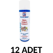 Blue Bird 12 Adet 500ML Meto Etiketi Sökücü Sprey