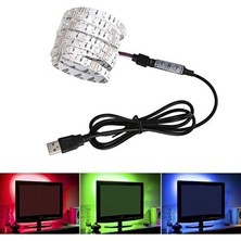 Marvielle Rgb USB Şerit LED Aydınlatma, Tv ve Bilgisayar Arkası Dekoru - Masa ve Gece Lambası