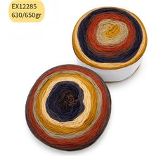 Oxford İplik Ihrac Fazlası 2'li Paket 630/650 gr Akrilik Kek EX12285