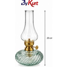 Marvielle Nostaljik Gaz Lambası Dekoratif Cam Tasarım - Masa ve Gece Lambası