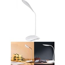 Marvielle 3 Seviyeli LED Okuma ve Çalışma Lambası, Dokunmatik ve Taşınabilir - Masa ve Gece Lambası