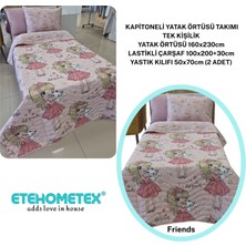 Ete Hometex Etehometex Pamuklu Kapitoneli Yatak Örtüsü Takımı