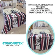 Ete Hometex Etehometex Pamuklu Kapitoneli Yatak Örtüsü Takımı