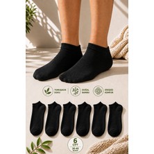 Ducks Socks Kadın 6'lı Bambu Extra Yumuşak Kutulu Yazlık Dikişsiz Çorap Terletmeyen Soft Çorap