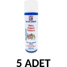 Blue Bird 5 Adet 500ML Meto Etiketi Sökücü Sprey