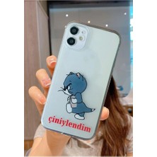 3gen Case iPhone 11 Uyumlu Eğlenceli Figürler Desenli Şeffaf Silikon Kılıf