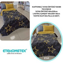 Ete Hometex Etehometex Pamuklu Kapitoneli Yatak Örtüsü Takımı