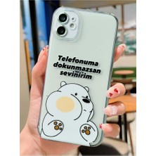 3gen Case iPhone 11 Uyumlu Eğlenceli Figürler Desenli Şeffaf Silikon Kılıf