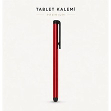 1 Adet Kırmızı Universal Stylus Kalem Ios Android Windows Akıllı Tahta Uyumlu Dokunmatik Ekran Kalem