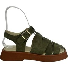 Kemal Tanca 862 M-609 Kadın Hakiki Deri Sandalet