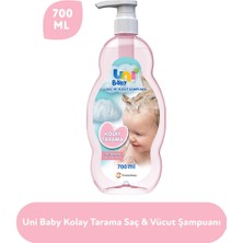 4 Adet Uni Baby Şampuan Kolay Tarama 700 ml