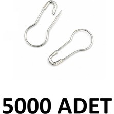 MTKardeşler 5000 Adet Armut Çengelli Iğne 2 cm Ampul Tip Çengelli Iğne