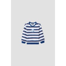B&G Erkek Bebek Çizgili Sweatshirt