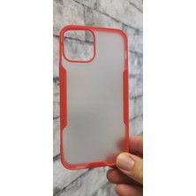 Vendas Ucuzluk Çadırı iPhone 12 / 12 Pro Uyumlu İnce Silikon Kılıf - Kırmızı