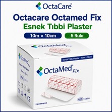 Octacare Octamed Fix Esnek Tıbbi Plaster 10M×10CM (5 Rulo)