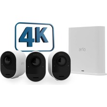 Arlo Ultra 2 Spotlight Kamera 3'lü Set
