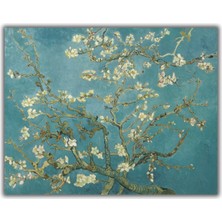 Rosaart Vincent Van Gogh Badem Çiçekleri (Almond Blossom) Posteri, Klasik Sanat Çerçevesiz Poster, Çiçek Temalı Poster