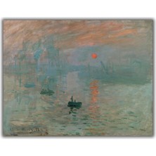 Rosaart Claude Monet Izlenim, Gün Doğumu, (Impression,sunrise) Posteri, Empresyonizm Sanatı, Klasik Sanat Posteri